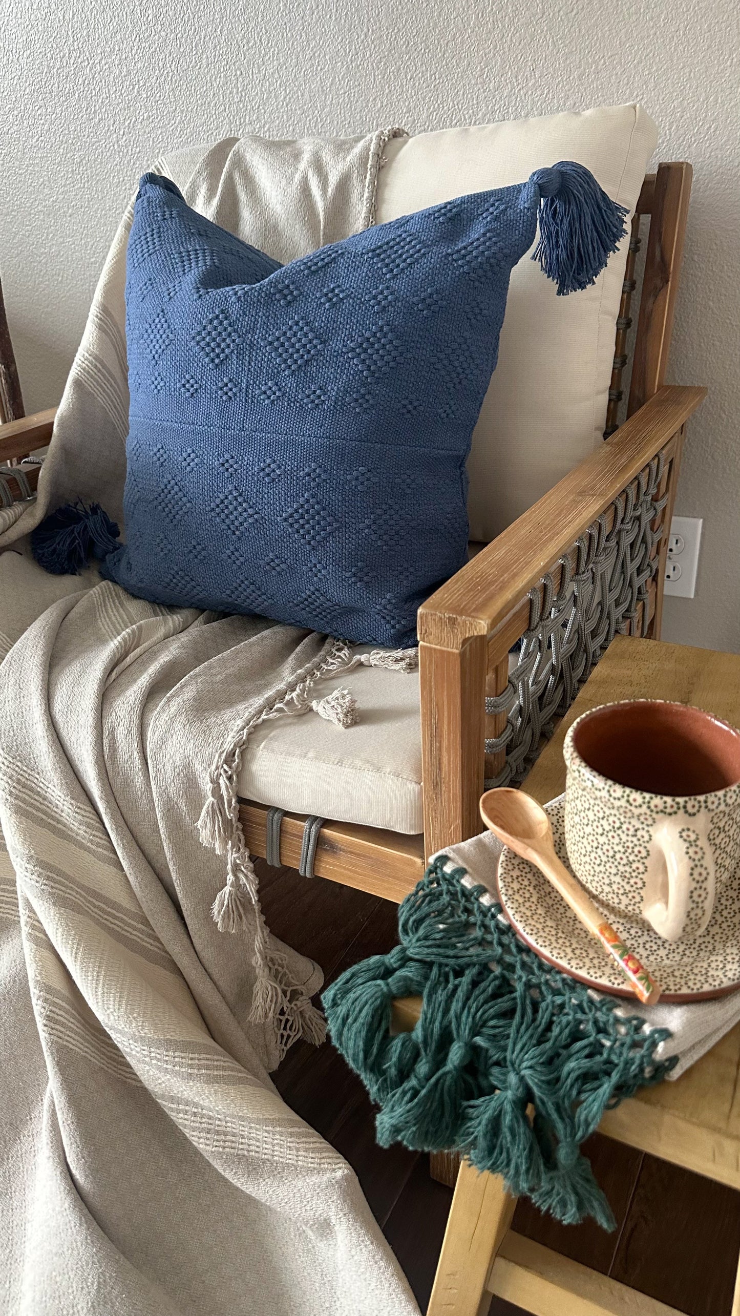 Antonia 20” Square Pillow Cover