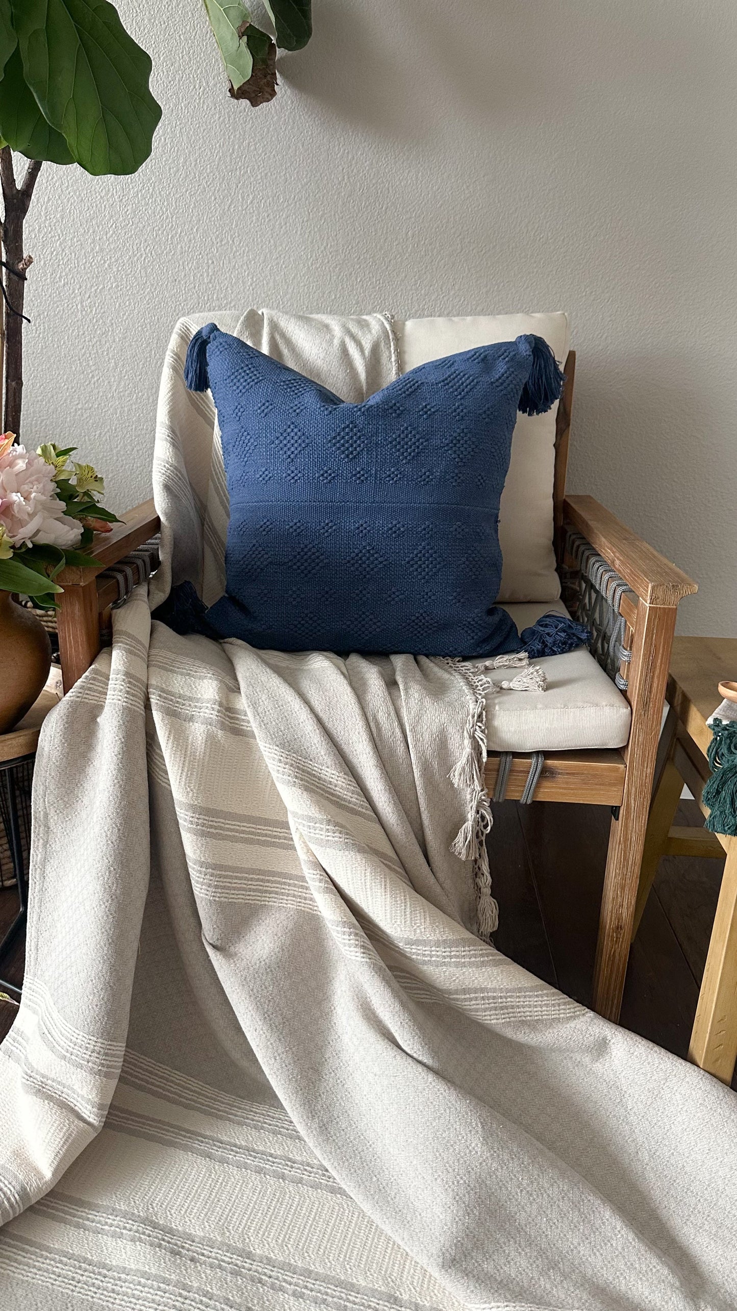 Antonia 20” Square Pillow Cover