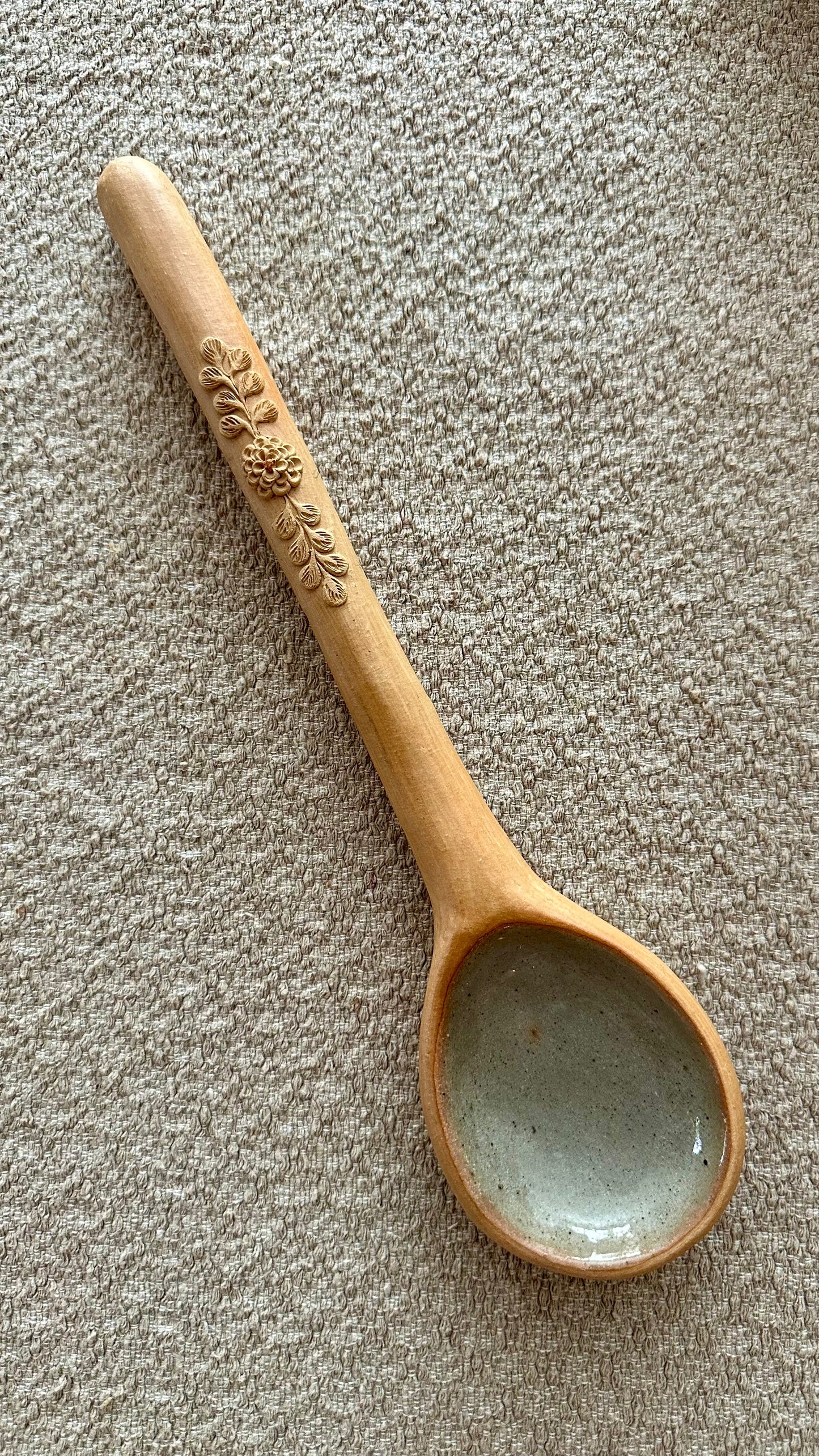 Begonia Lg. Clay Spoon